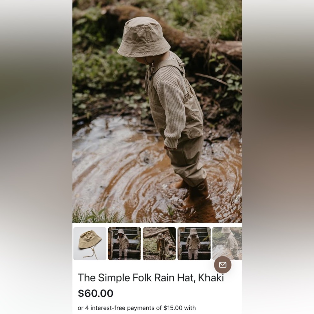 The Simple Folk Rain Hat